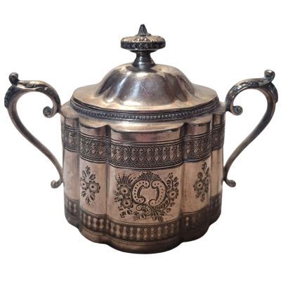 Silver Plated Sugar Bowl 
