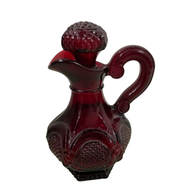 Vintage Avon 1876 Cape Cod Collection Cruet Skin So Soft Bath Oil Jug Shaped Bottle - Empty