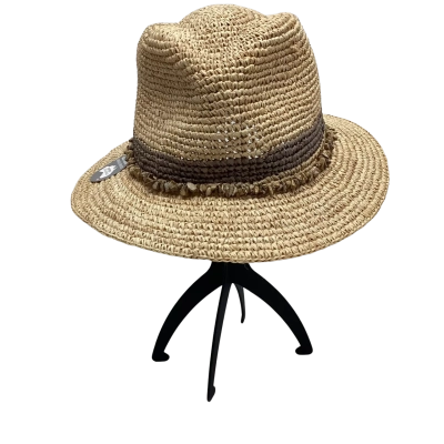 BeforeDark Womens  Size One Raffia  Hat Beige 