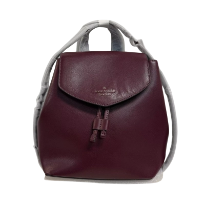 Kate Spade New York Lizzie Medium Flap Backpack in Deep Cherry Red - NEW WITH TAGS