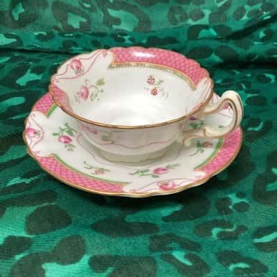 Royal Doulton Lowestoft Cup and Saucer.