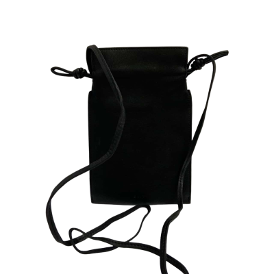  Evity Womens Black Leather Crossbody Bag 