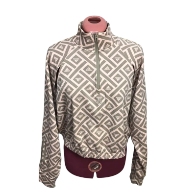 Adidas Printed Long Sleeve Cropped Jumper