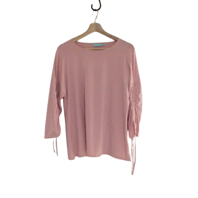 Blue Illusion Womens  Size S Long Sleeve Top Pink  