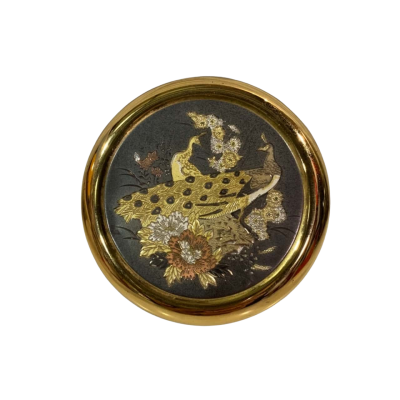 The Art of Chokin Ceramic Trinket Box 