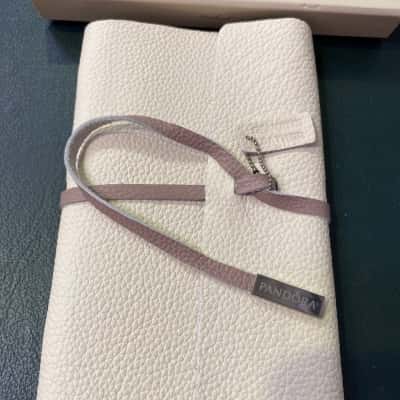 Pandora Womens Beige / Brown leather notebook and cover  