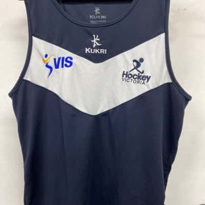 Hockey Victoria  Mens  Size S Blue / White jersey 