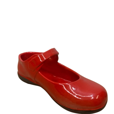 Red Ceramic Mary Jane Shoe Planter