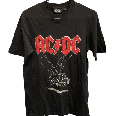 AC/DC Cotton On Women's  Size S Black Tee