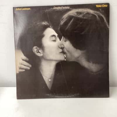Double Fantasy John Lennon and Yoko Ono vinyl  1980