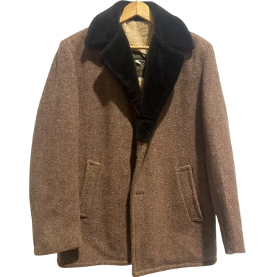 Vintage Valenzia Norwellan Bluey Junior 21oz Pure Wool Jacket Size 16 Made in Australia