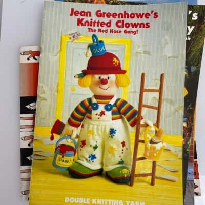 knitting and embroidery book bundle  