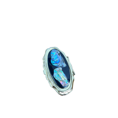 Vintage Lady’s Ashtray New Zealand Paua Pearl