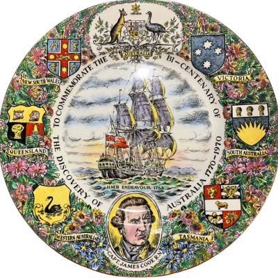 Bi-Centenary of Australia 1770-1970 plate