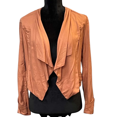 Cooper St Womens Size 6 Cropped/Open Jacket Brown
