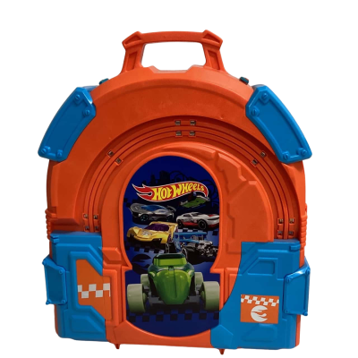 Hot Wheels 1:64 Slot Racing Cars 170cm Track Set w/ Carry Case Childrens Toy 