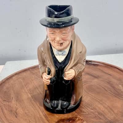 Vintage Royal Doulton Winston Churchill Toby Jug