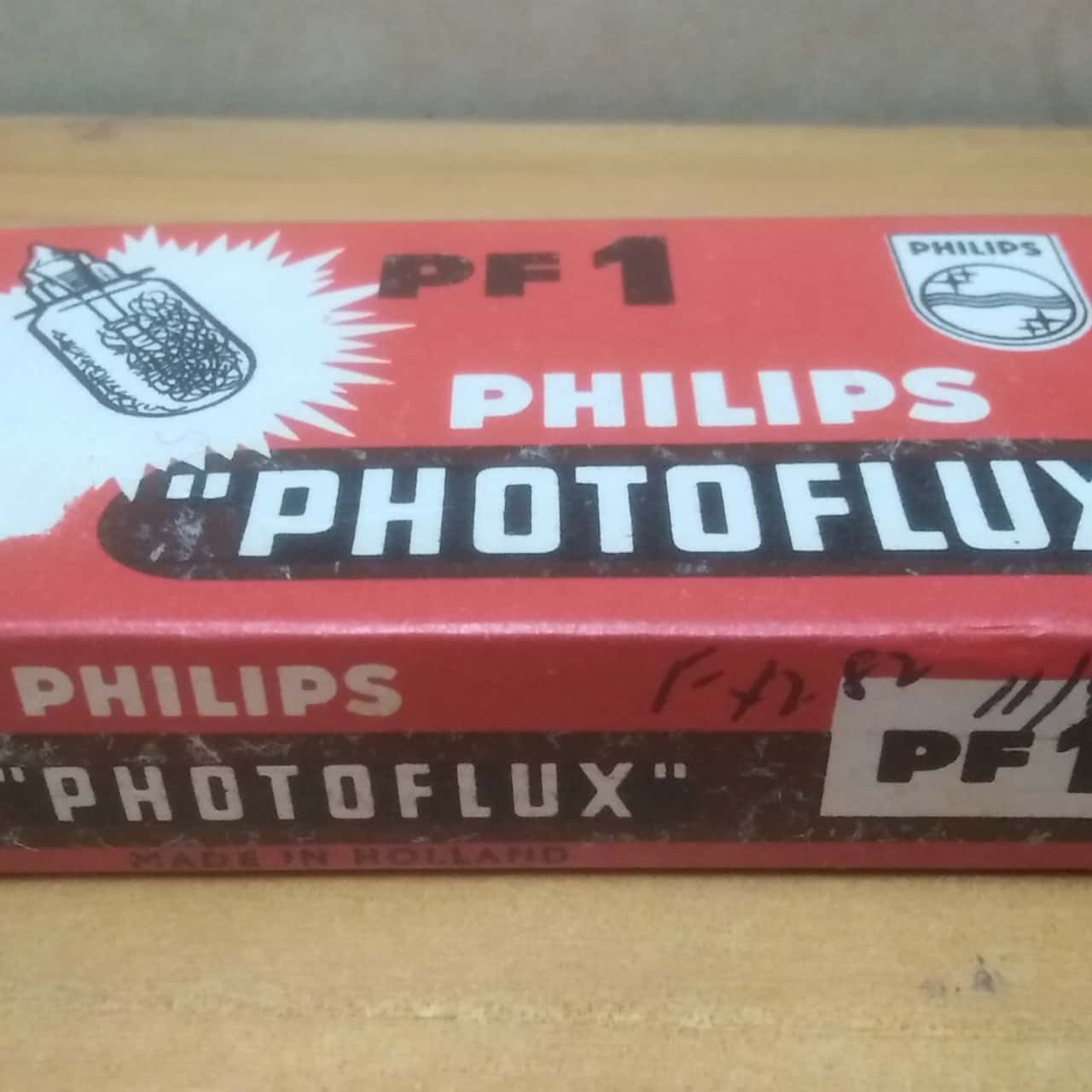 Photography Flash Bulbs Philips PF1 Pack of 5 Unused