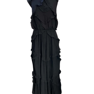 The Fated Womens  Size 14 Bridesmaid Dress / Cocktail Dress / Maxi Dress Black  