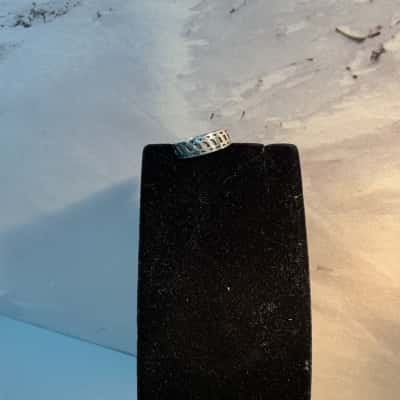 925 Celtic Band Mens Ring 