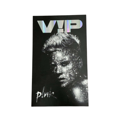 PINK VIP Memorabilia Trustfall Box postcards VIP card lanyard bracelet P!NK
