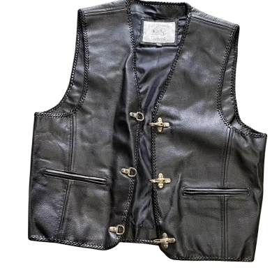  Full Throttle leather riding vest 2XL