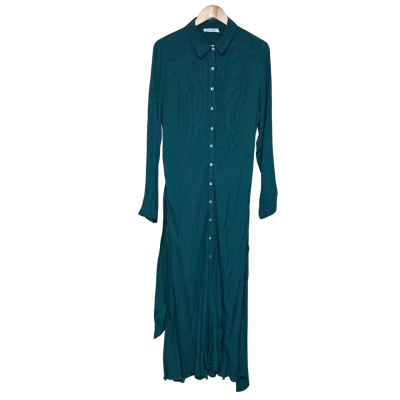 Brand New - Green / Navy Stripe Dress - Size 12