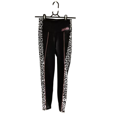 BNWT Jaggad Womens Calabasas Full Length Legging Size S Black/Pink/White 