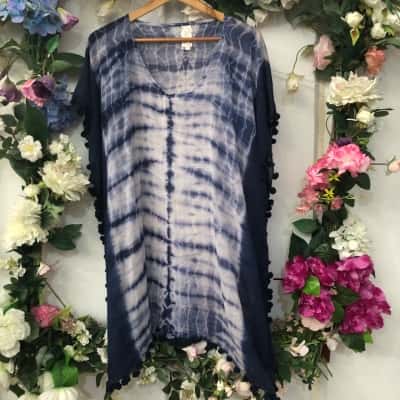 Seafolly Size One Size(est 12-16) Blue coverup 