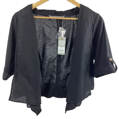 Katies Waterfall Jacket - Black Size 12