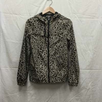 Volcom Womens Size S Animal print Rain Jacket