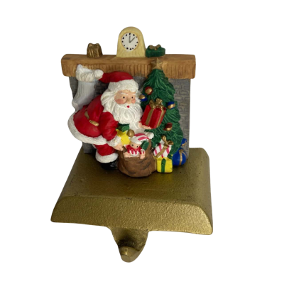  Vintage Cast Iron Christmas Stocking Hanger