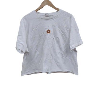 Ghanda Womens Size 14 Cropped Top White (6)