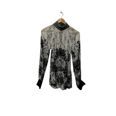 Camilla Womens  Size S Long Sleeve Top Black  / Floral 