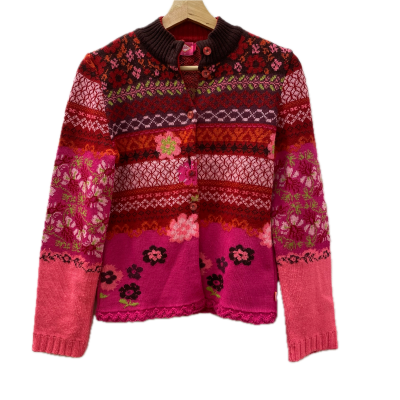 Oilily Womens Cardigan Size S Pattern / Pink  