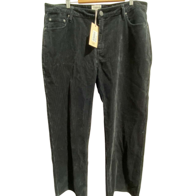 Common Need Mens  Size 38 Corduroy Pants Black  
