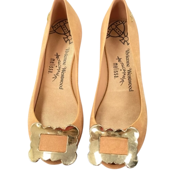 Melissa X ViVienne Westwood Coral Size US 7/ EU 38 Flats 