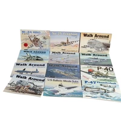 Squadron/Signal Publication Collectable  Book Bundle x 12