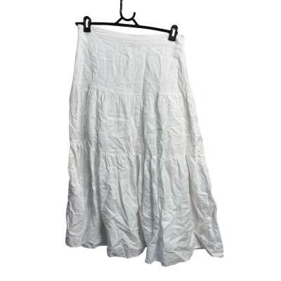 French Connection Womens  Size 8 Maxi Skirt White 