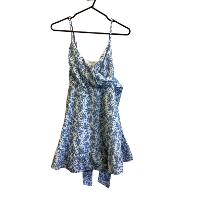 BNWT Minkpink Women's Size XS Sleeveless Mini Dress Blue Floral 