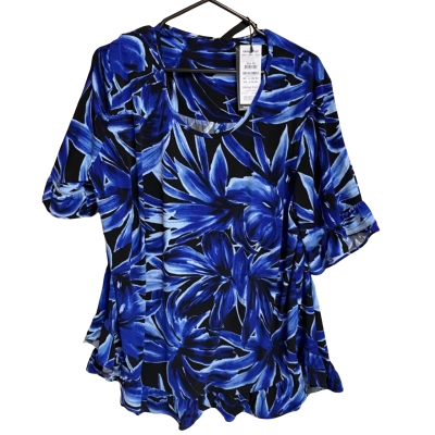 TS Womens S20 Salsa Floral Luna Top - Steal the Show Black/Blue 
