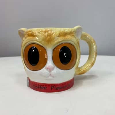 Twisted Whiskers 3D Cat Mug