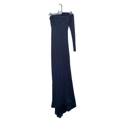 Womens Camilla & Marc Size 6 Asymmetrical Floor-Length Dress Black  