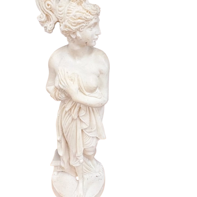 Roman Greek Goddess Figurine Resin Italy