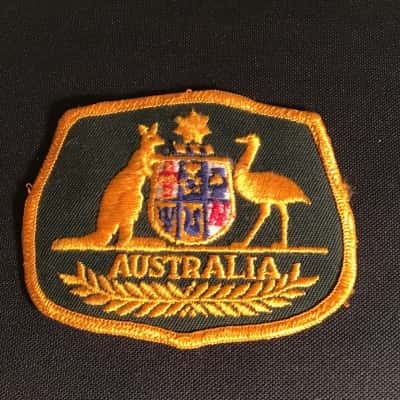 Vintage Australian Commonwealth Coat of Arms cloth patch
