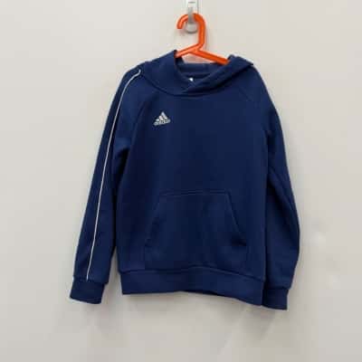 Adidas Blue Hoodie - Age 9-10 
