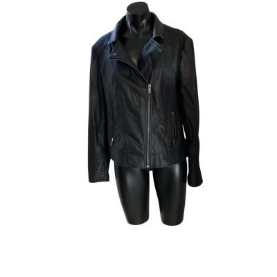 Just Jeans Womens  Size 16 Open Jacket Black  