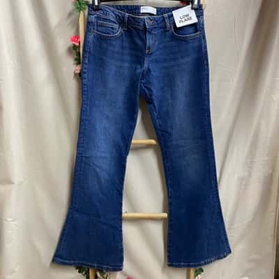 Womens Supré Low Rise Flare Jeans Size 10 RRP $65