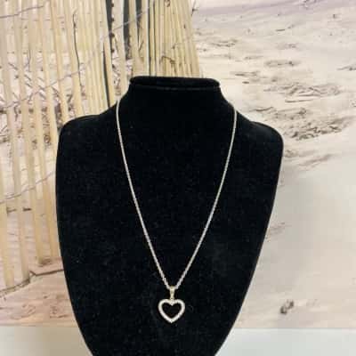 Stamped 925 Italy Necklace with Pendant 