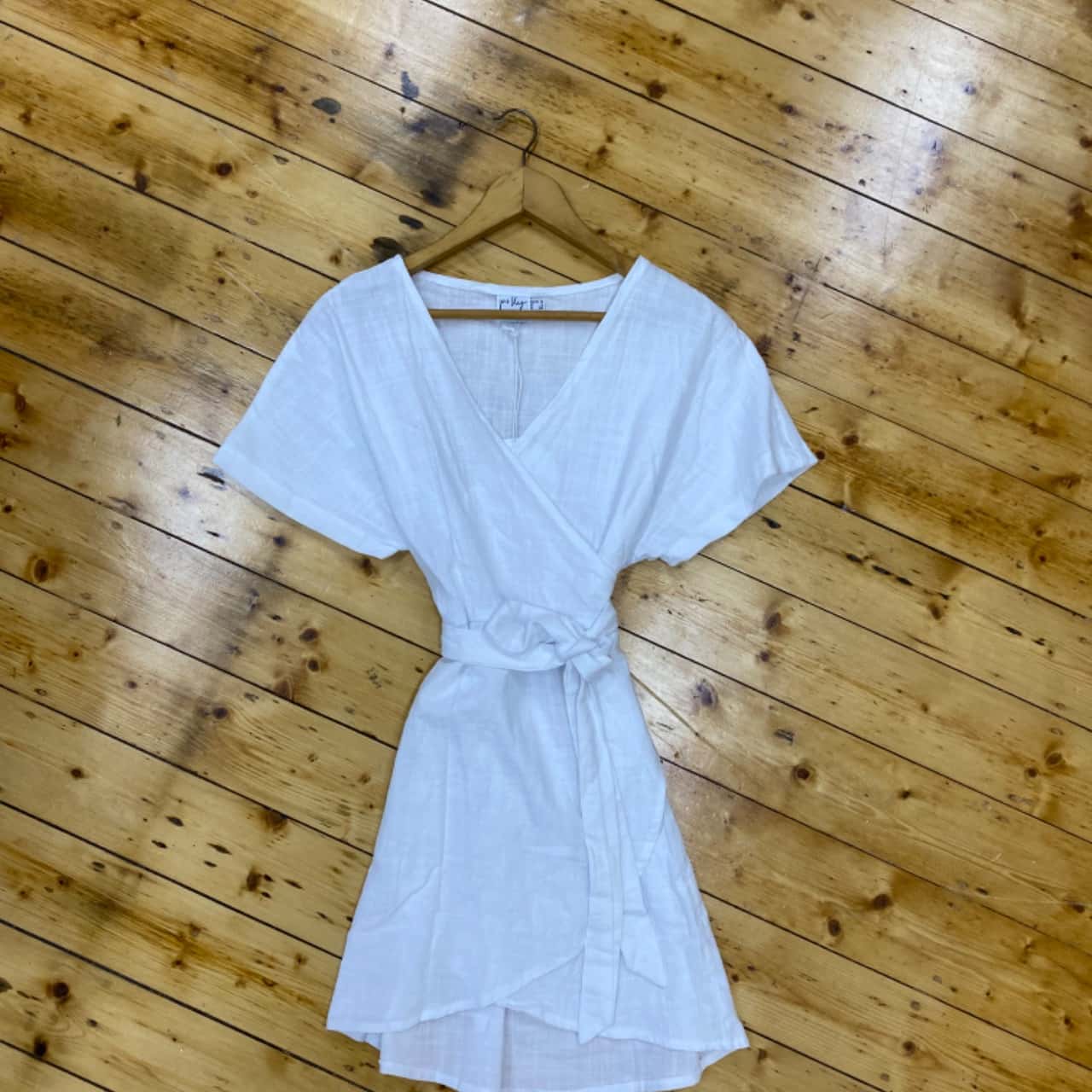 princess polly blue wrap dress